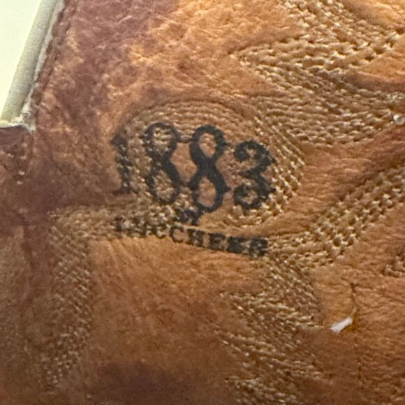 1883 by Lucchese two-tone western cowboy boots men’s size 9 2E wide